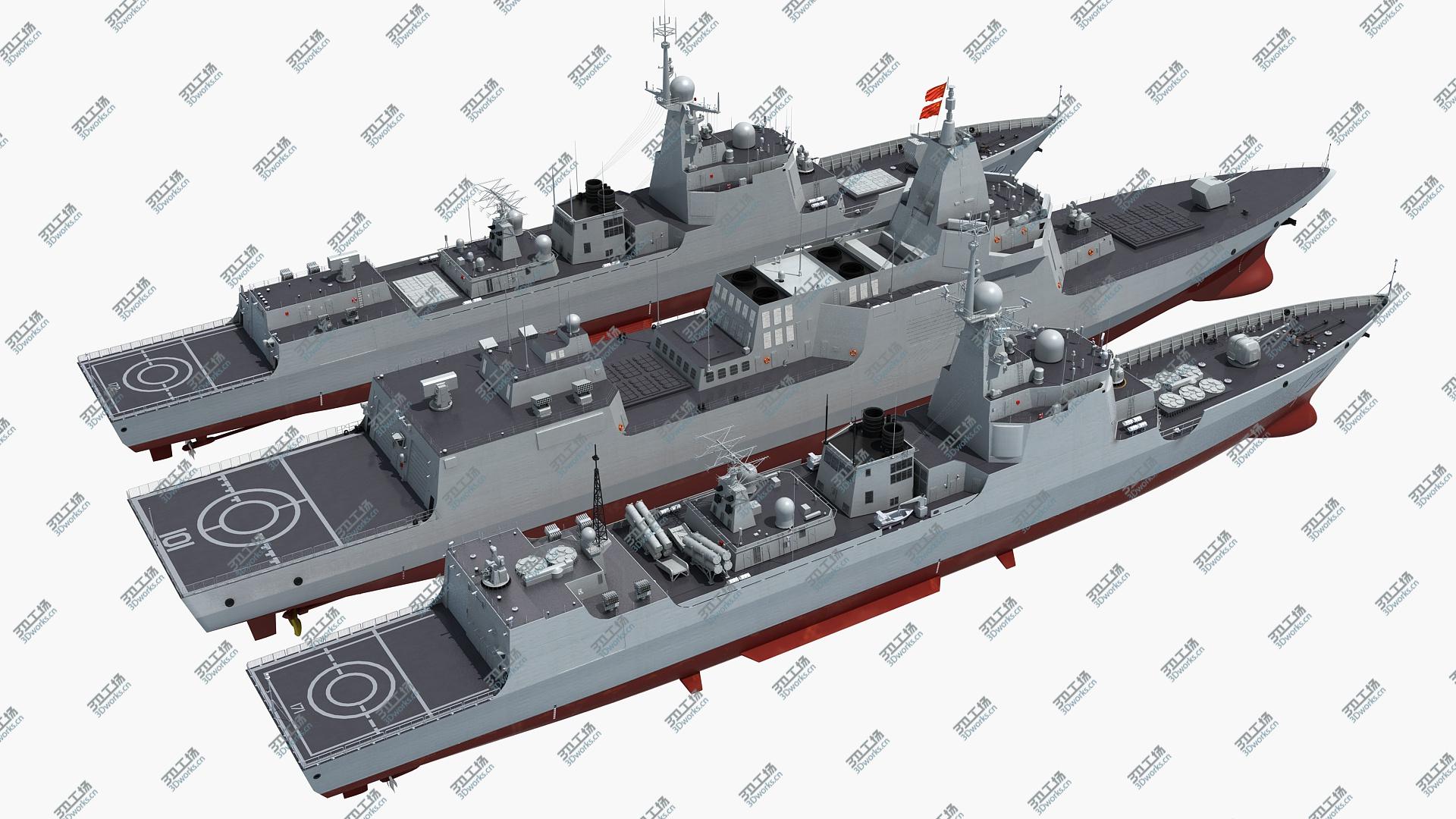 images/goods_img/20210319/Chinese Navy Type 055 052D 052C Destroyer 3D model/3.jpg